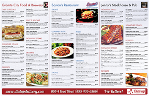 Menu Design by Ekanite for Dial-up Delivery | Design: #2229446