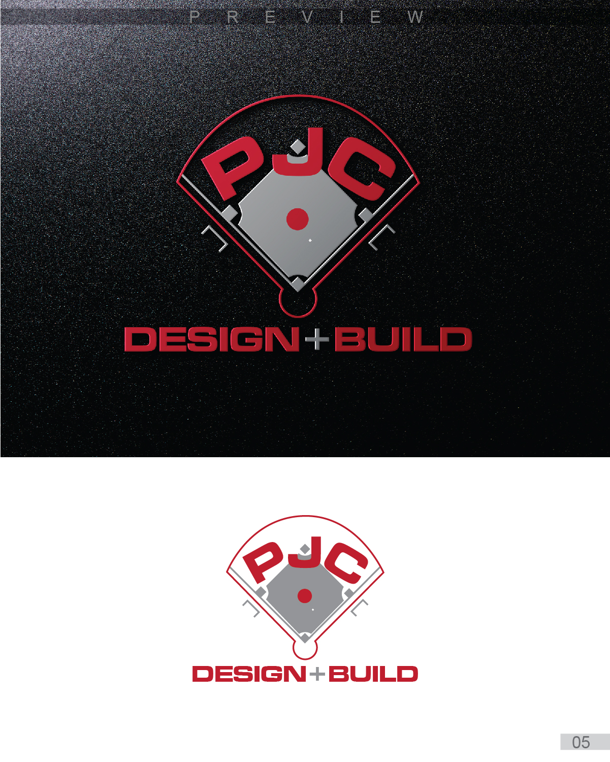 Logo Design by 3Guys for PJC design + build | Design #10676010