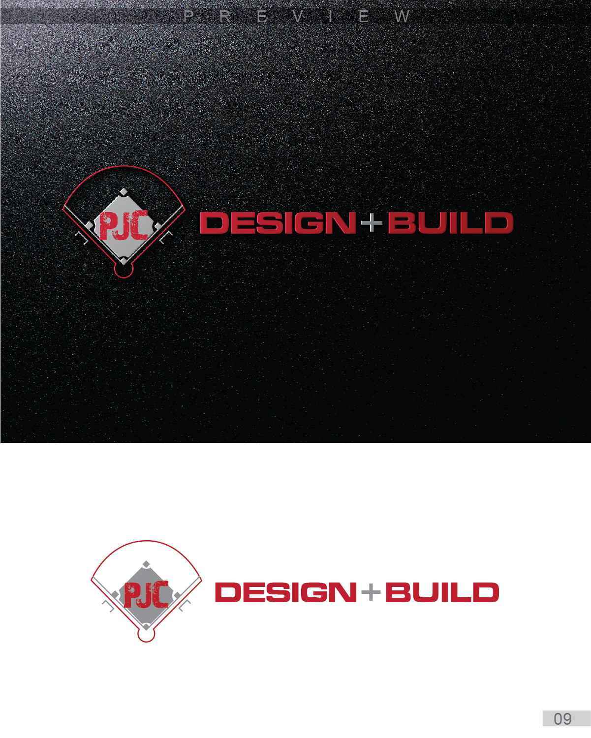 Logo Design by 3Guys for PJC design + build | Design #10683627