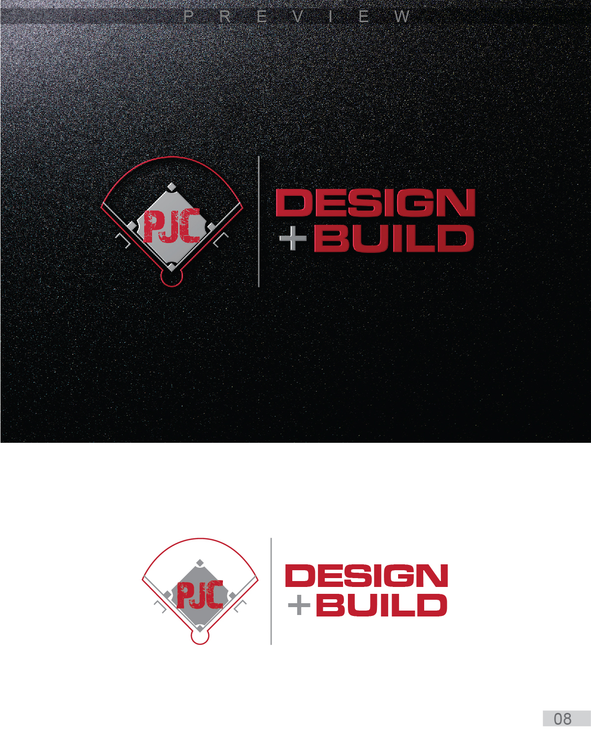 Logo Design by 3Guys for PJC design + build | Design #10683628