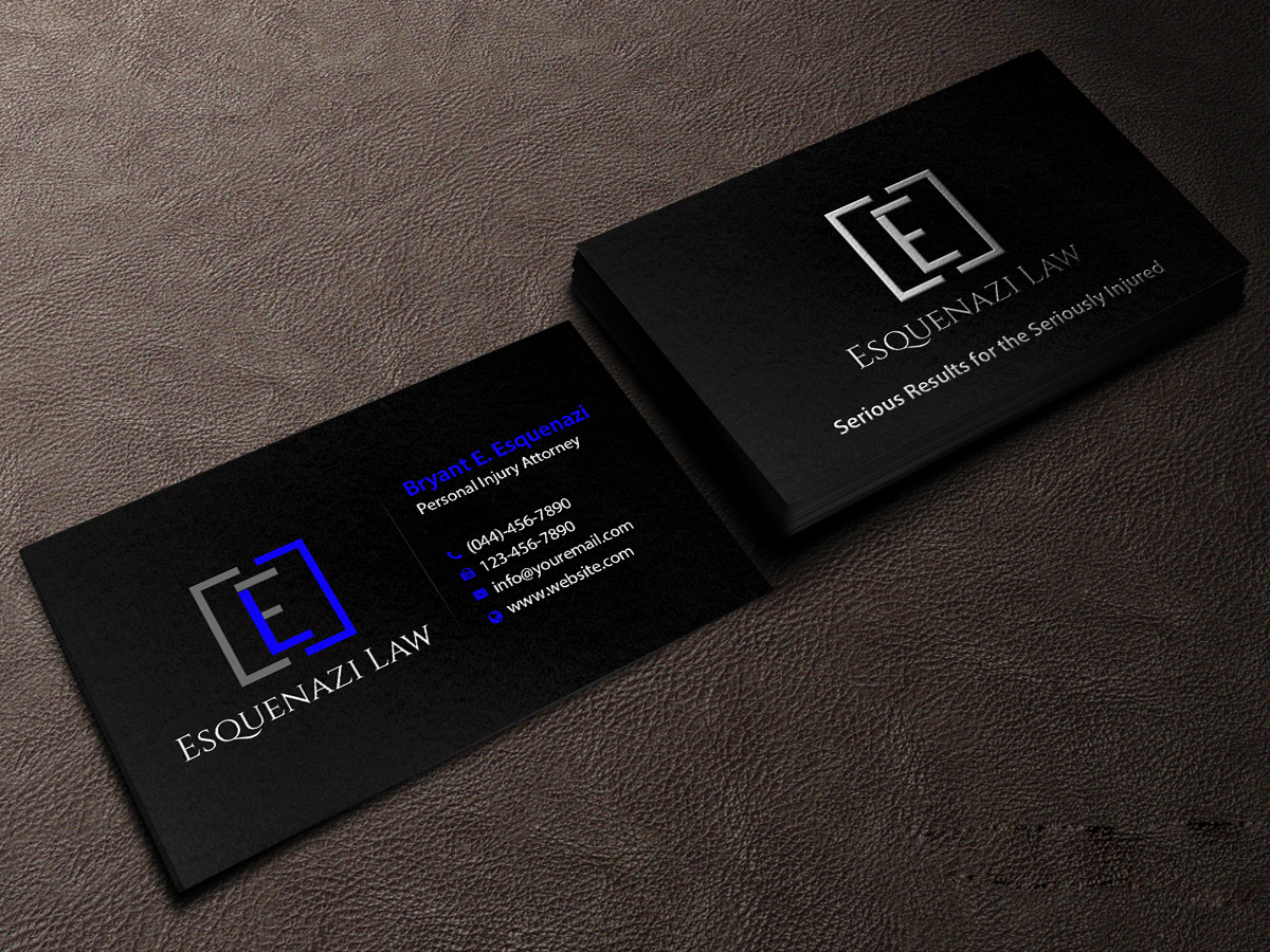 Business Card Design by Creations Box 2015 for Esquenazi Law | Design #10655584