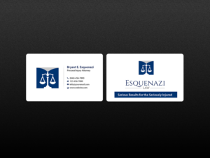Business Card Design by Creations Box 2015 for Esquenazi Law | Design: #10655585