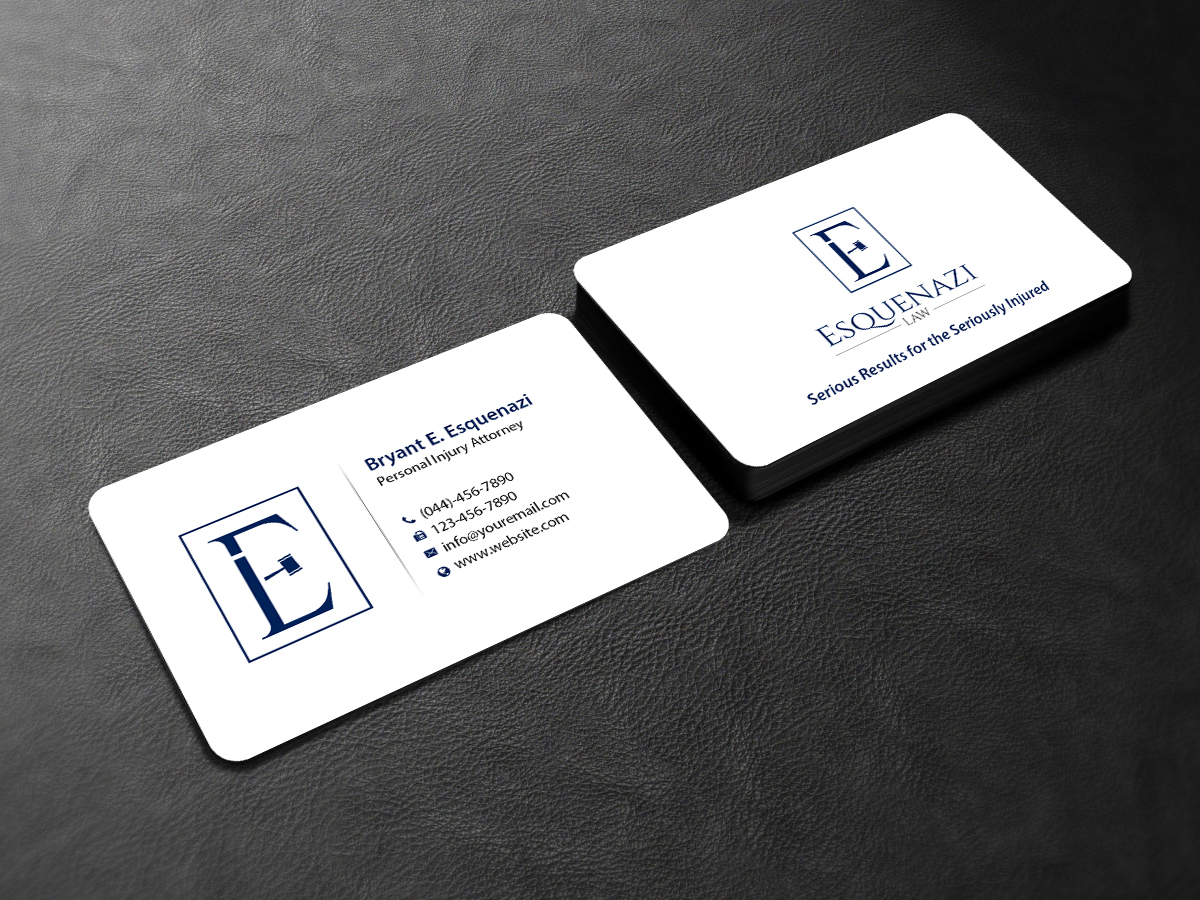 Business Card Design by Creations Box 2015 for Esquenazi Law | Design #10655586
