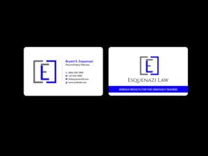 Business Card Design by Creations Box 2015 for Esquenazi Law | Design: #10655589