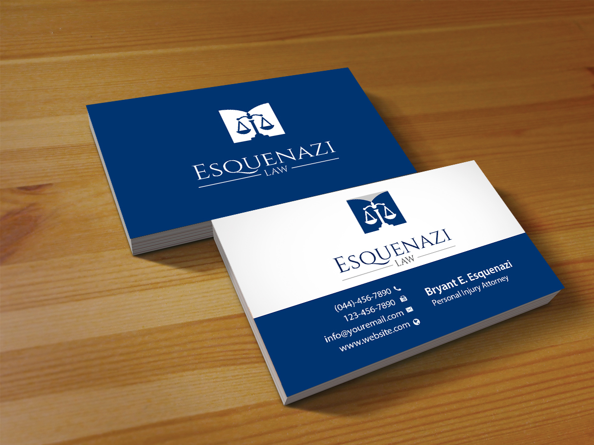 Business Card Design by Creations Box 2015 for Esquenazi Law | Design #10655590