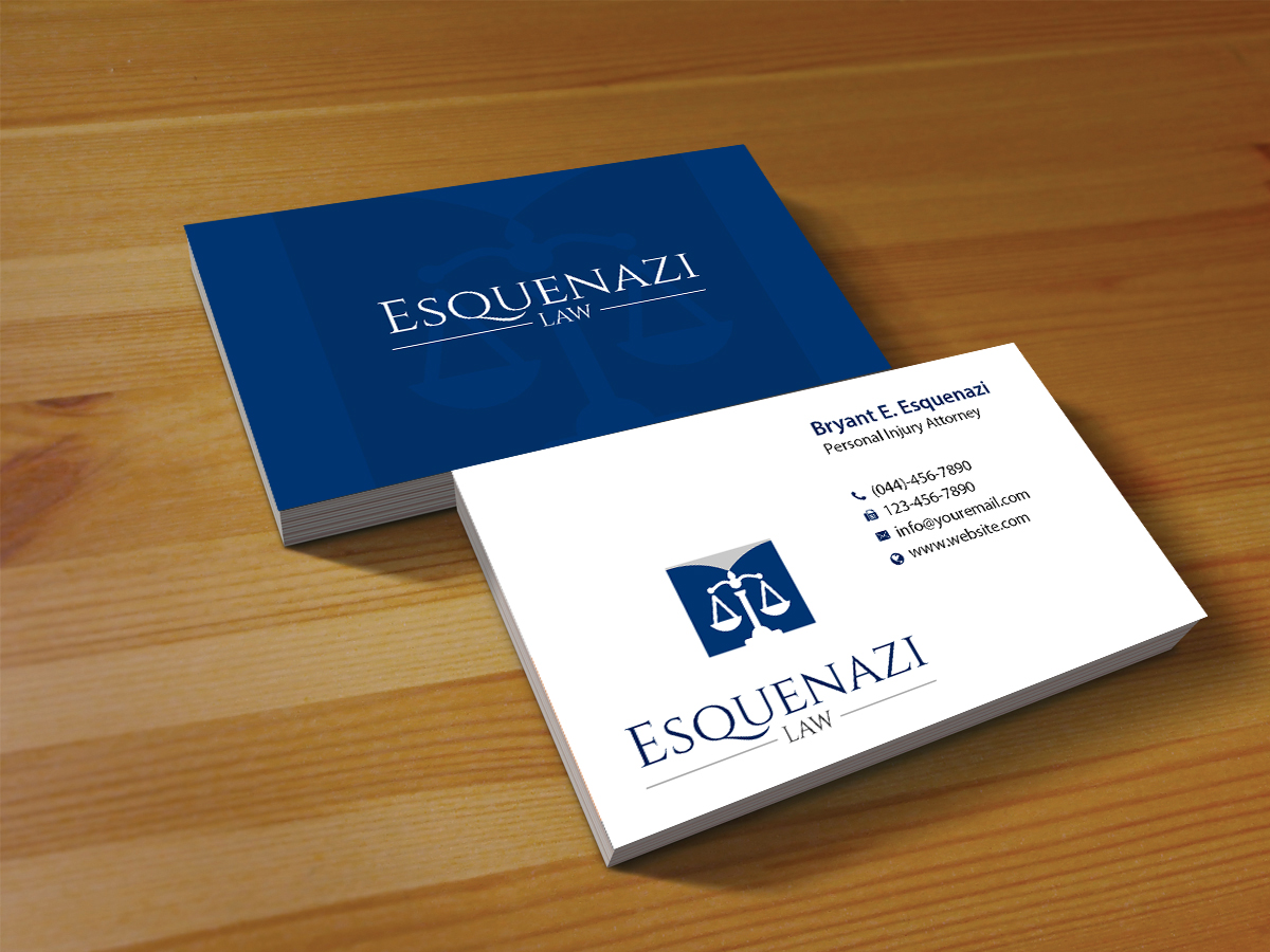 Business Card Design by Creations Box 2015 for Esquenazi Law | Design #10655593
