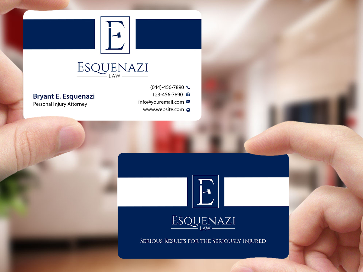 Business Card Design by Creations Box 2015 for Esquenazi Law | Design #10655628