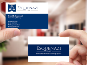 Business Card Design by Creations Box 2015 for Esquenazi Law | Design: #10655629