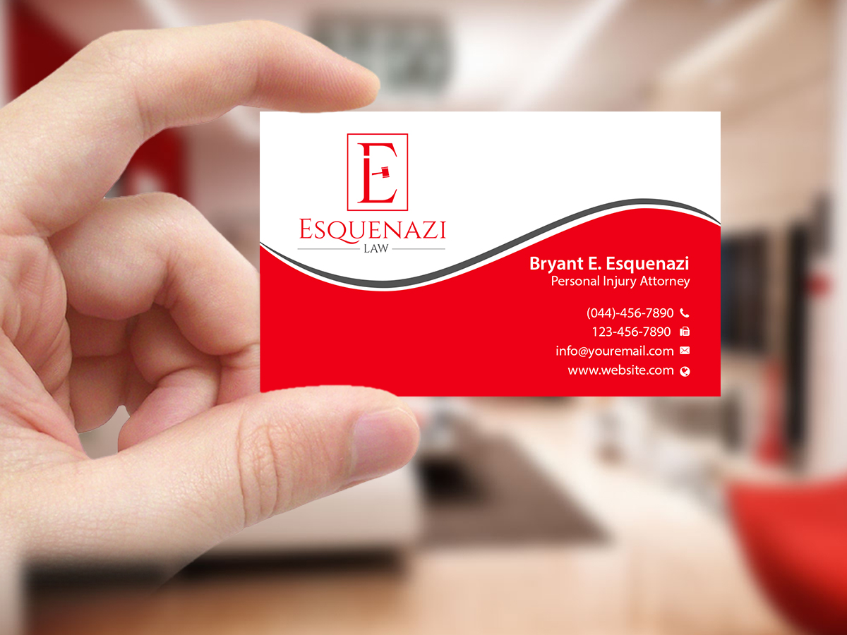 Business Card Design by Creations Box 2015 for Esquenazi Law | Design #10666588