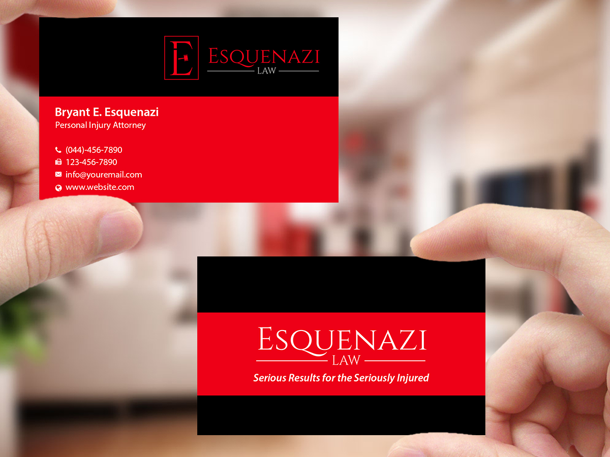 Business Card Design by Creations Box 2015 for Esquenazi Law | Design #10666589