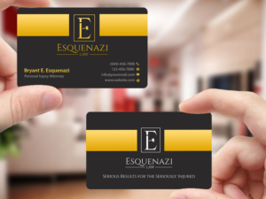 Business Card Design by Creations Box 2015 for Esquenazi Law | Design: #10666590