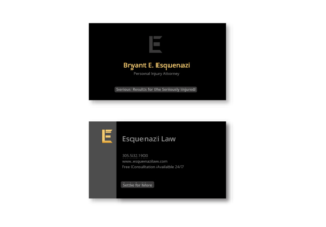 Business Card Design by instudio for Esquenazi Law | Design: #10665426