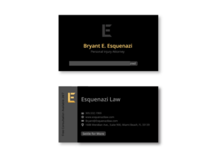 Business Card Design by instudio for Esquenazi Law | Design: #10667294