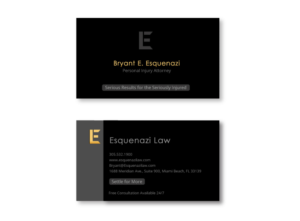 Business Card Design by instudio for Esquenazi Law | Design: #10676510