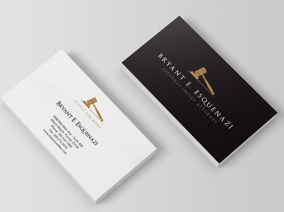 Business Card Design by studio4design for Esquenazi Law | Design #10674527