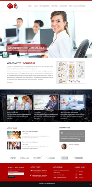 Web Design by pb for Farhat Services Cmpany | Design: #10653644