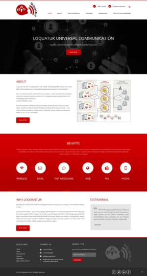 Web Design by pb for Farhat Services Cmpany | Design: #10653659