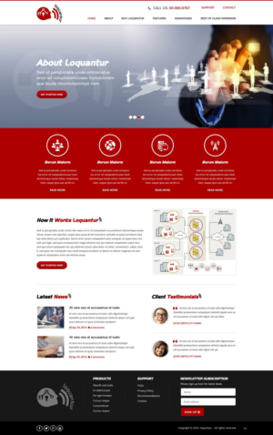 Web Design by pb for Farhat Services Cmpany | Design: #10653660