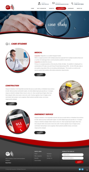 Web Design by pb for Farhat Services Cmpany | Design: #10743554
