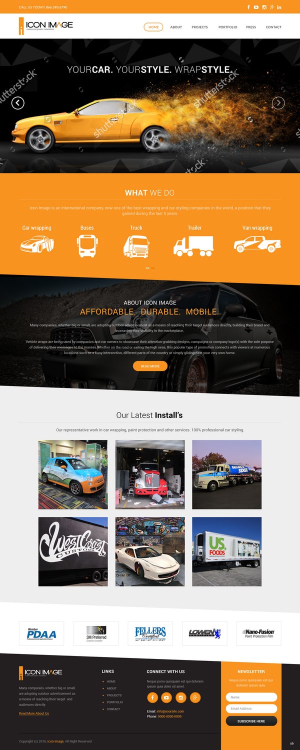 Web Design by pb for Icon Image, LLC | Design #10664760