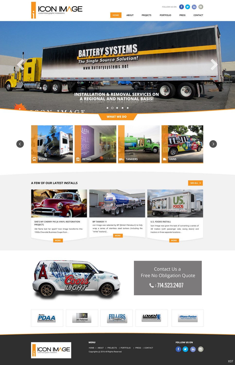Web Design by pb for Icon Image, LLC | Design #10664798