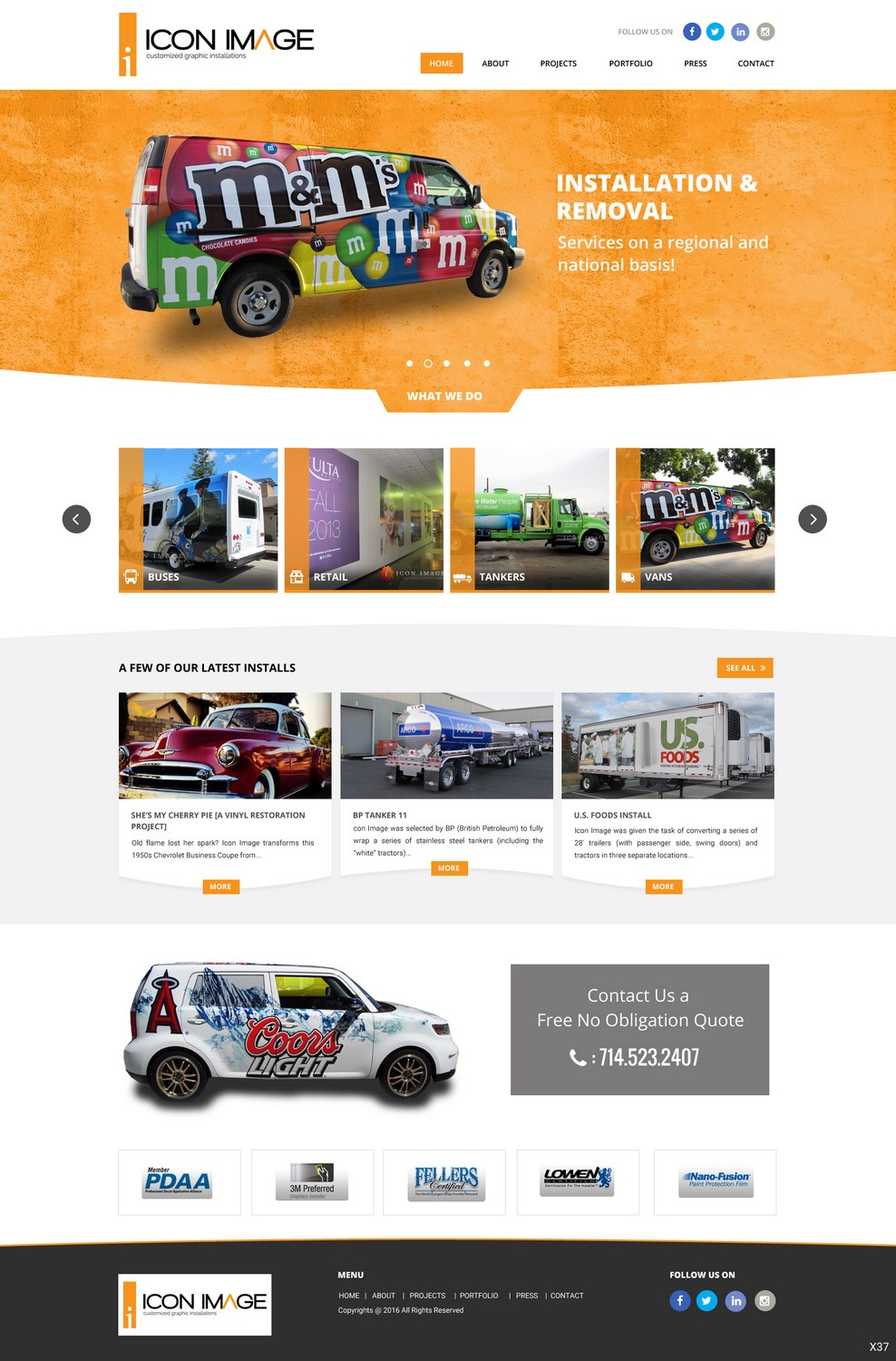 Web Design by pb for Icon Image, LLC | Design #10664799