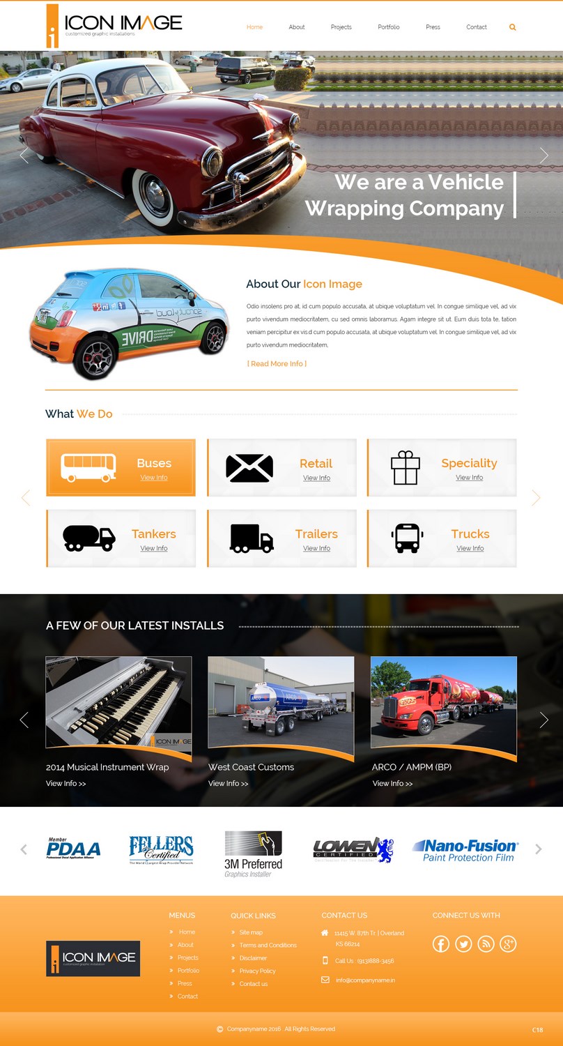 Web Design by pb for Icon Image, LLC | Design #10664803