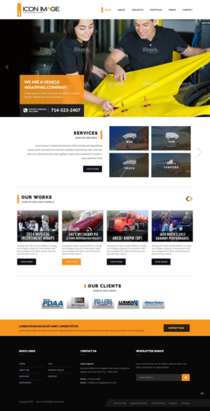 Diseño Web por pb para Icon Image, LLC | Diseño: #10664814