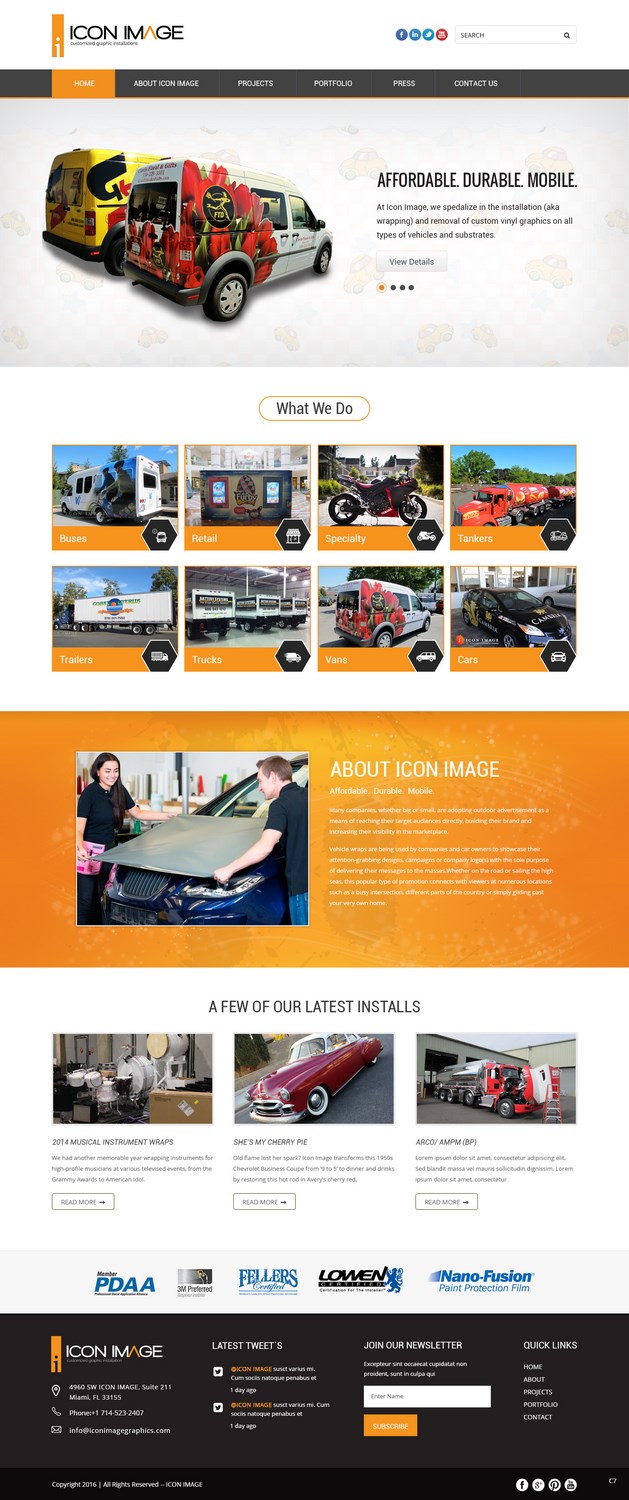 Diseño Web por pb para Icon Image, LLC | Diseño #10664817