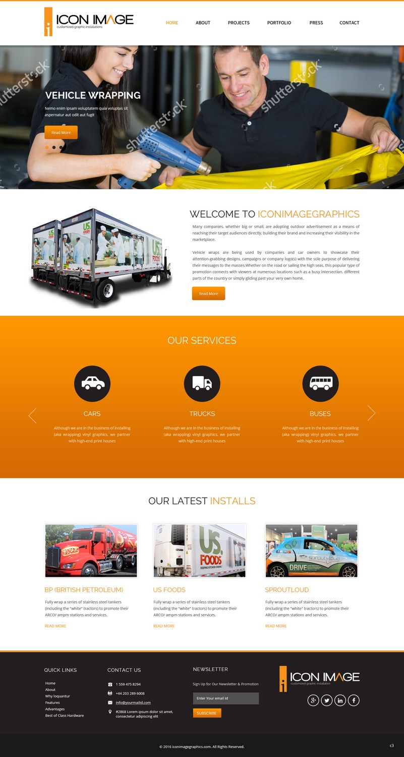 Diseño Web por pb para Icon Image, LLC | Diseño #10664826