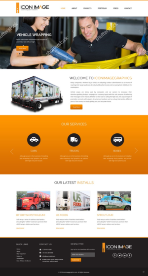 Web Design by pb for Icon Image, LLC | Design: #10664826