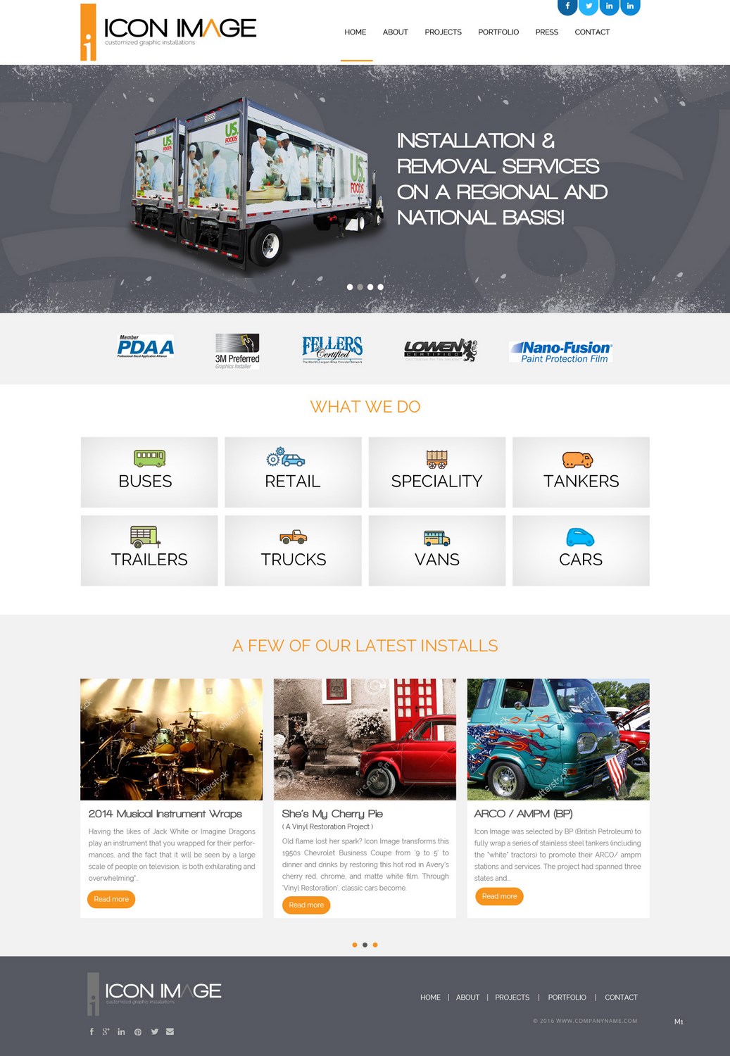 Web Design by pb for Icon Image, LLC | Design #10664827
