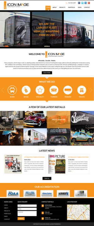 Web Design by Sbss for Icon Image, LLC | Design: #10666112