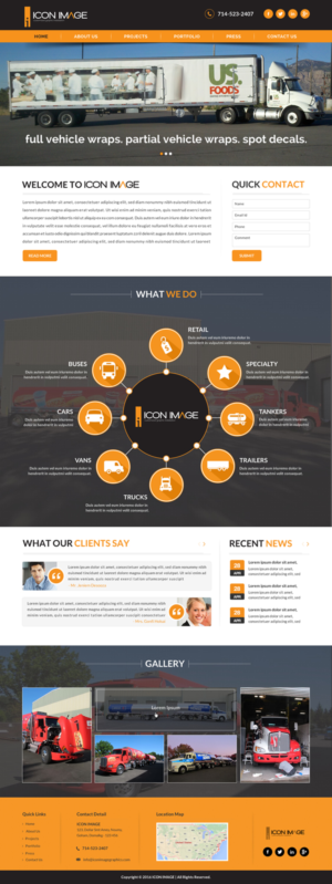 Web Design by Sbss for Icon Image, LLC | Design: #10666115