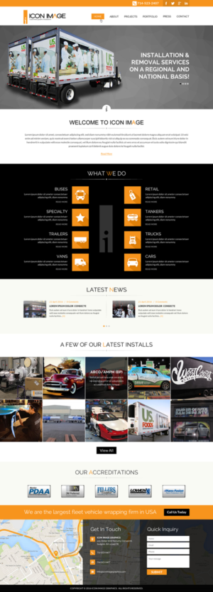 Web Design by Sbss for Icon Image, LLC | Design: #10666150