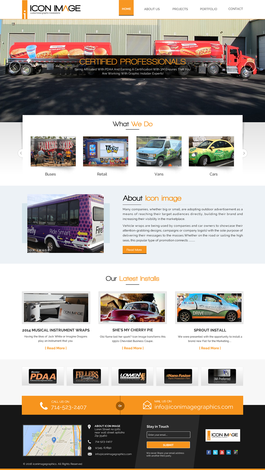 Web Design by Sbss for Icon Image, LLC | Design #10666152