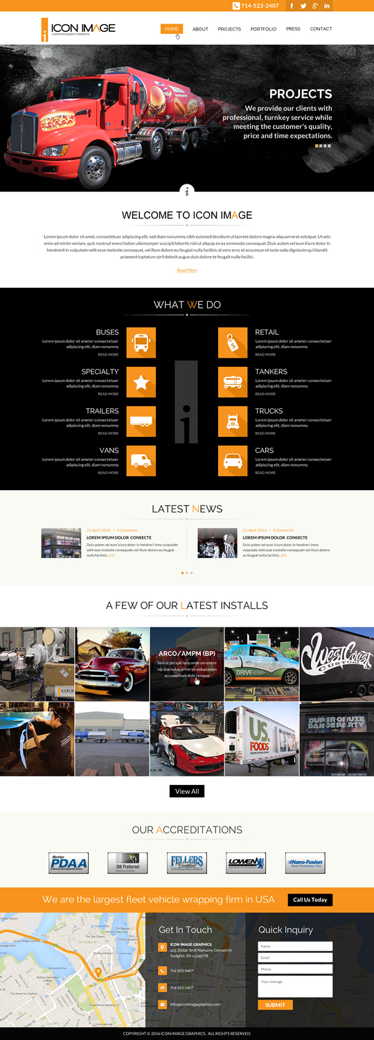 Web Design by Sbss for Icon Image, LLC | Design #10666158