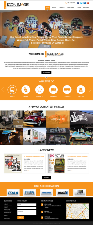 Web Design by Sbss for Icon Image, LLC | Design: #10666159
