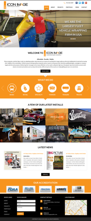 Web Design by Sbss for Icon Image, LLC | Design: #10684341