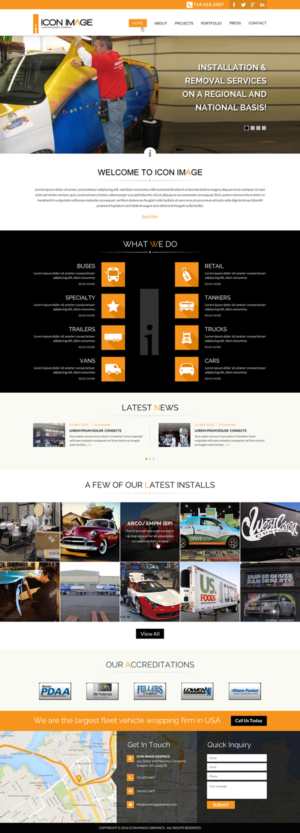Web Design by Sbss for Icon Image, LLC | Design: #10684342