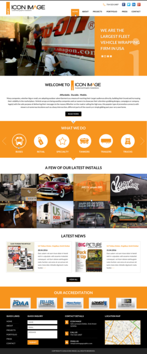 Web Design by Sbss for Icon Image, LLC | Design: #10684343