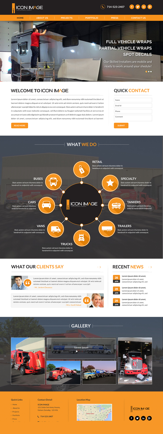 Web Design by Sbss for Icon Image, LLC | Design #10684345
