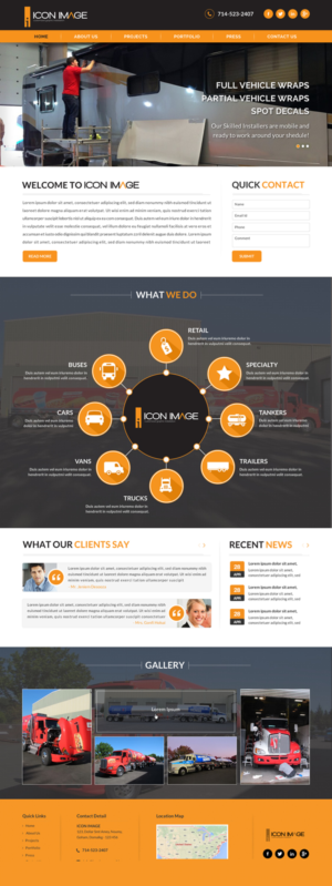 Web Design by Sbss for Icon Image, LLC | Design: #10684345