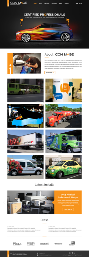 Web Design by Sbss for Icon Image, LLC | Design: #10723138