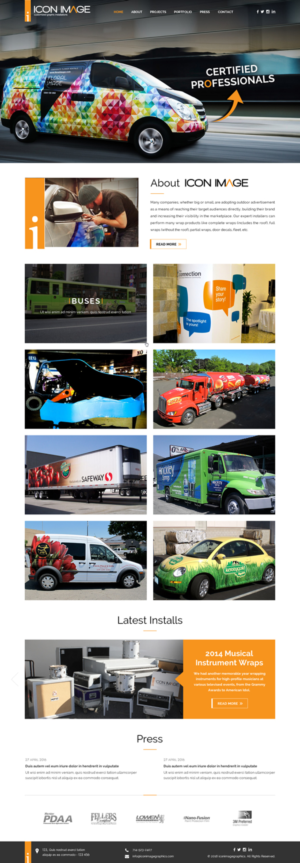 Web Design by Sbss for Icon Image, LLC | Design: #10723139