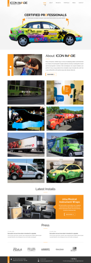 Web Design by Sbss for Icon Image, LLC | Design: #10723141