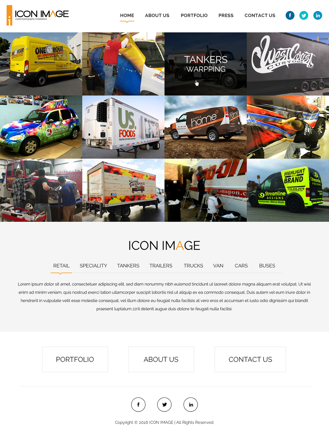 Web Design by Sbss for Icon Image, LLC | Design #10723143