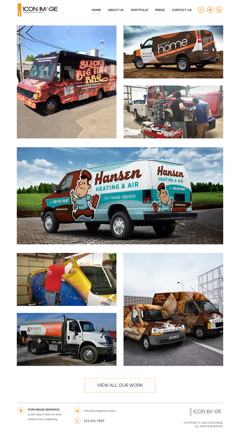 Web Design by Sbss for Icon Image, LLC | Design #10723144