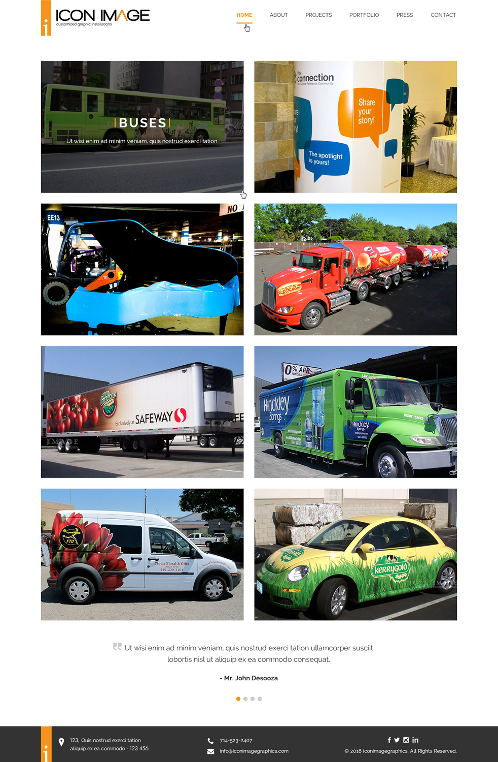 Web Design by Sbss for Icon Image, LLC | Design #10730247