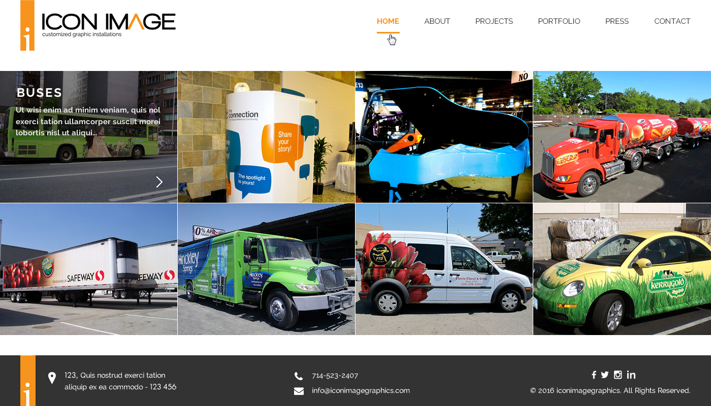 Web Design by Sbss for Icon Image, LLC | Design #10730248